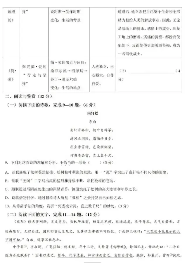 26年中考语文模拟卷(二模2) 第3张