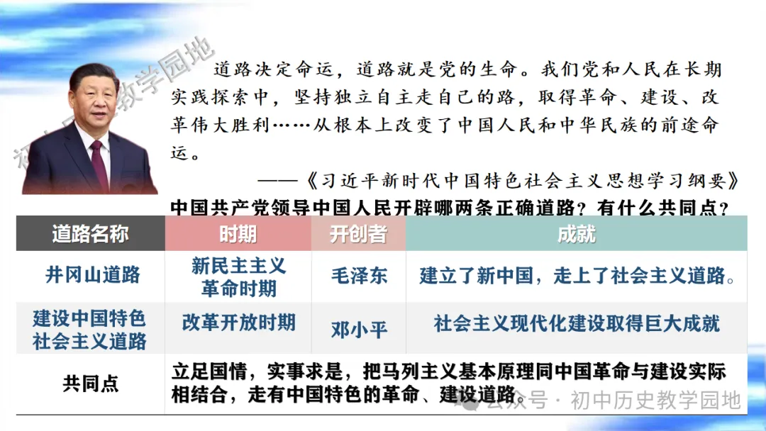 中考复习课件:中国现代史--中国特色社会主义道路 第49张