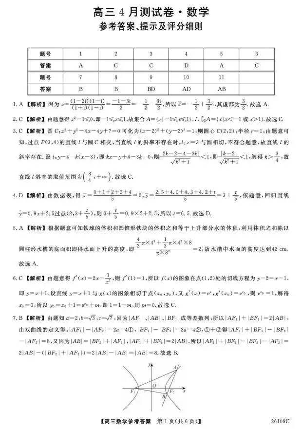 《高中试卷》辽宁县级重点高中协作体2025-2026学年高一下学期4月检测数学(含答案) 第5张