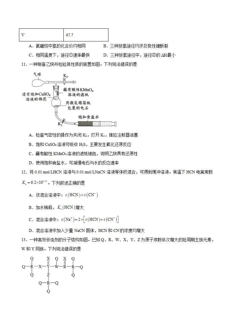 《高中试卷》广东省佛山市2026届高三下学期普通高中教学质量检测(二)化学(含答案) 第6张
