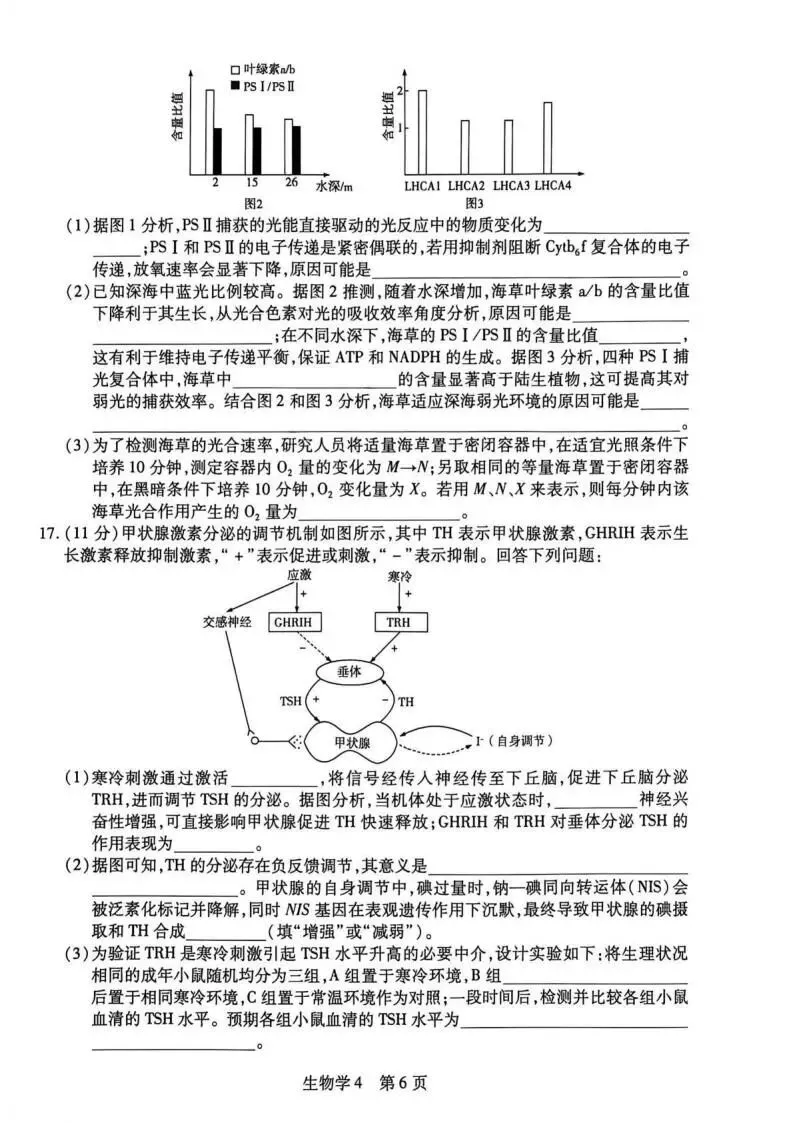 《高中试卷》2026海南省嘉积中学高三下学期4月测评-生物 第8张