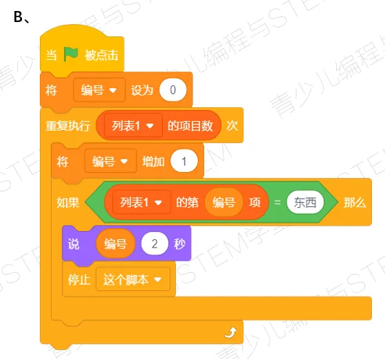 【真题练习】2026信息素养大赛图形化Scratch练习卷05 第14张