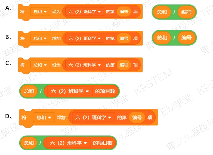 【真题练习】2026信息素养大赛图形化Scratch练习卷05 第20张