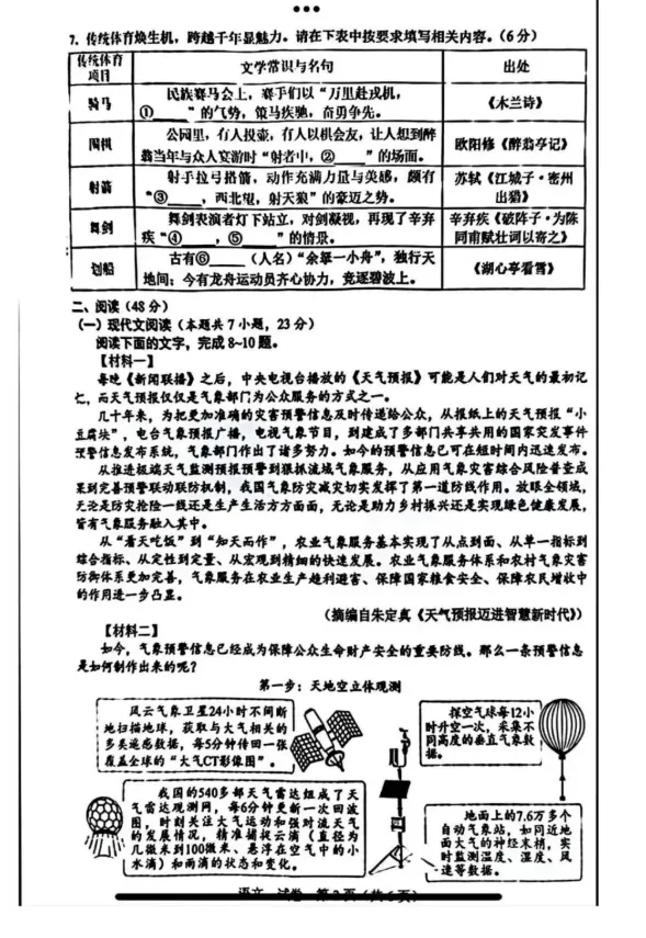 2025年广西中考真题试卷+答案解析【全科】,电子版可下载 第4张