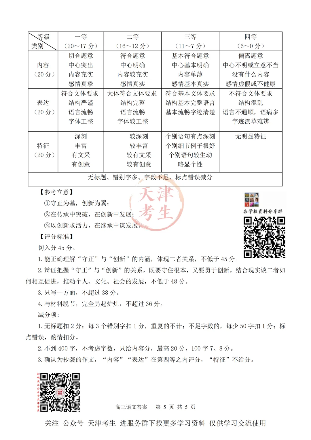 高考二模十二校联考语文试卷与答案 第19张