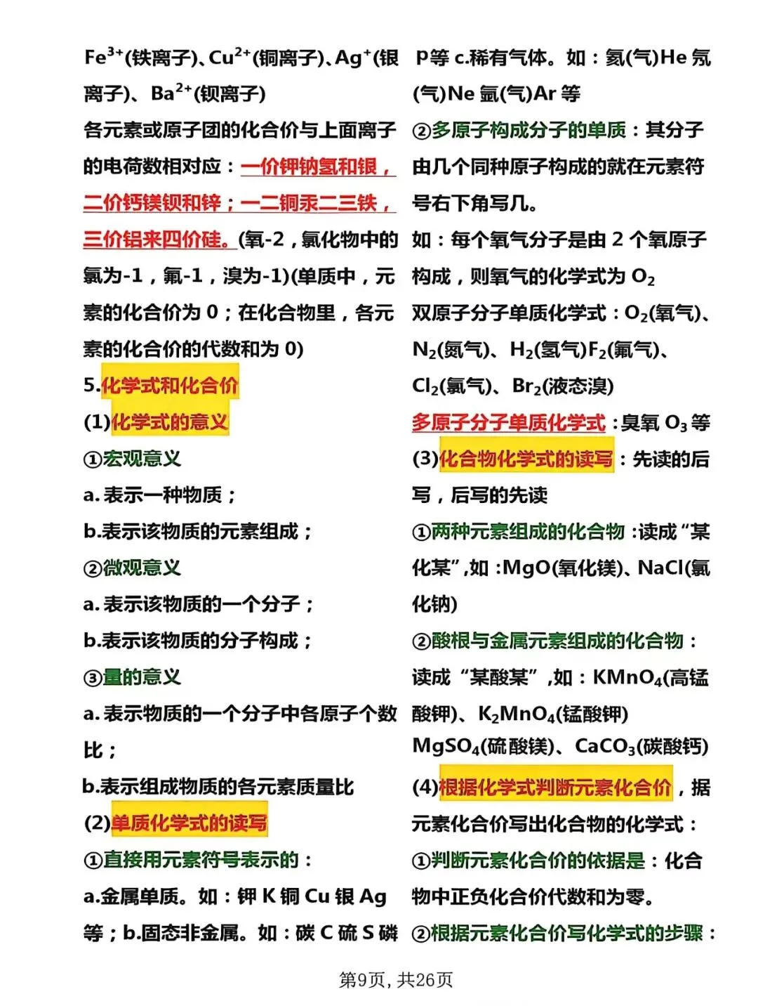 中考化学知识点大全【建议收藏】 第11张