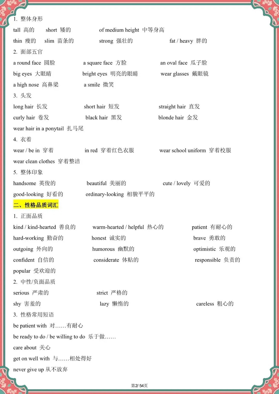 2026 中考英语写作满分必备模板【背诵版】(电子版可打印) 第4张