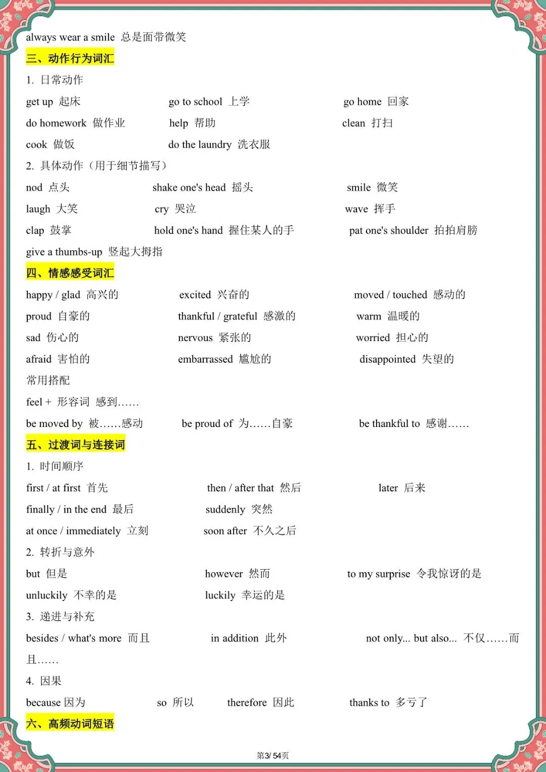 2026 中考英语写作满分必备模板【背诵版】(电子版可打印) 第5张