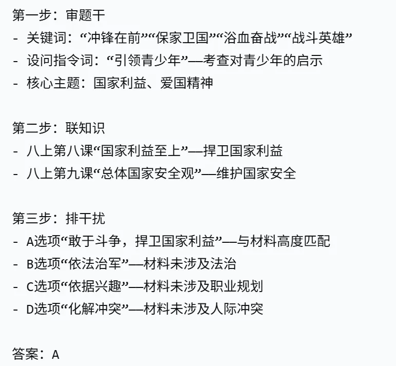 2026中考道德与法治——开卷考试答题策略与技巧 第3张