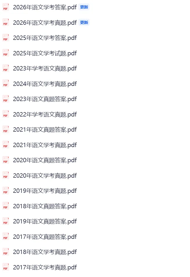 2017-2026广东学考真题及答案(近10年) 第20张