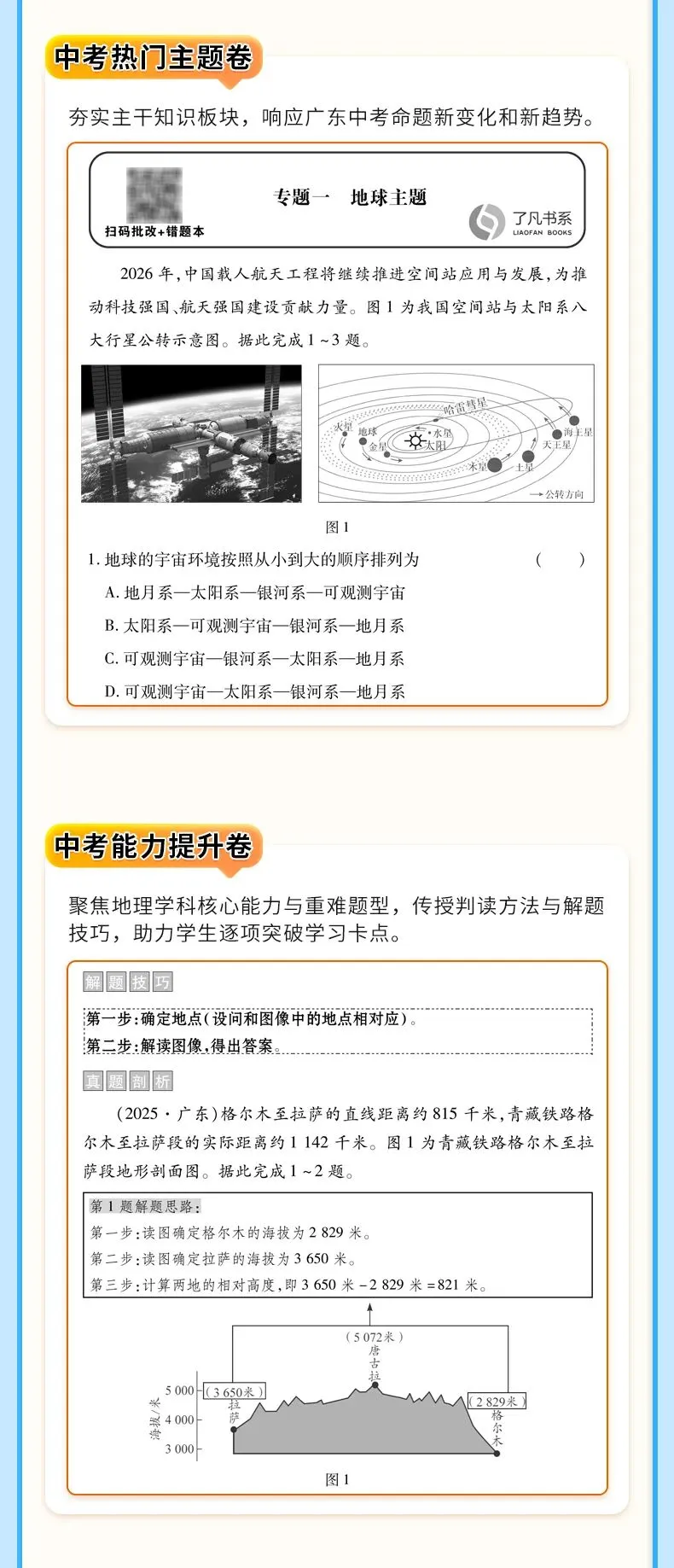 必看!广东中考地理命题新变化,高频考查主题全梳理 第10张