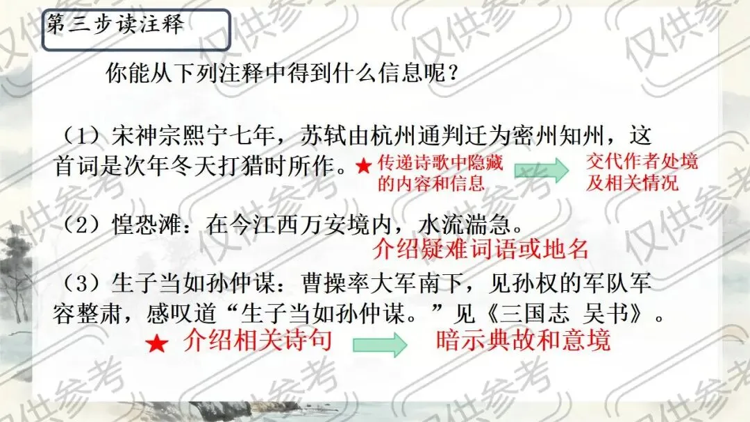 中考语文古诗文复习:五步鉴赏法,拿捏诗词鉴赏 第9张
