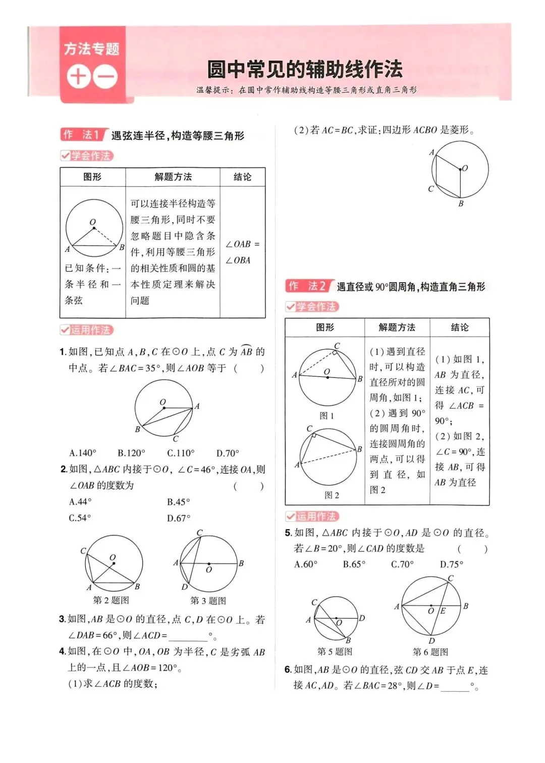 中考数学16类解题方法讲练 第11张
