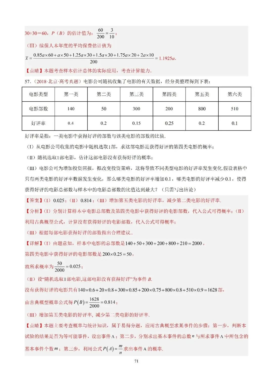 数学高考真题—专题08 概率统计及数字特征解答题综合—考点5:概率统计的实际应用 第19张