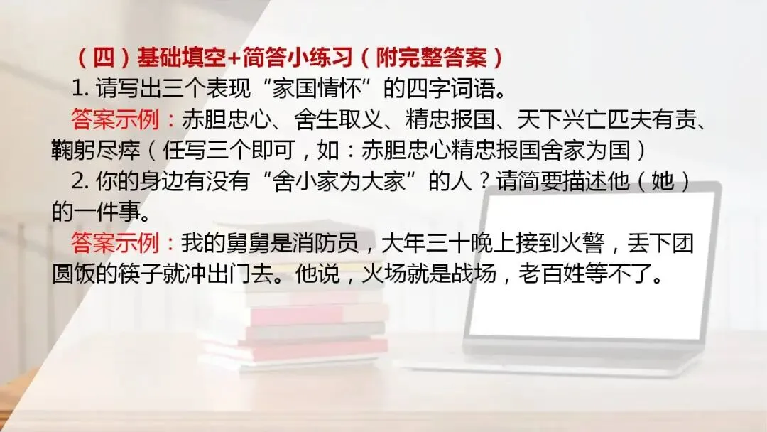 2026年中考语文二轮专项复习:语文四大主题作文金句素材集训 第18张