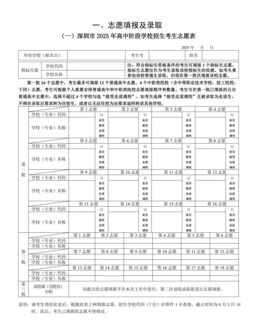 5月23号填志愿!2026年深圳中考志愿怎么填? 第4张