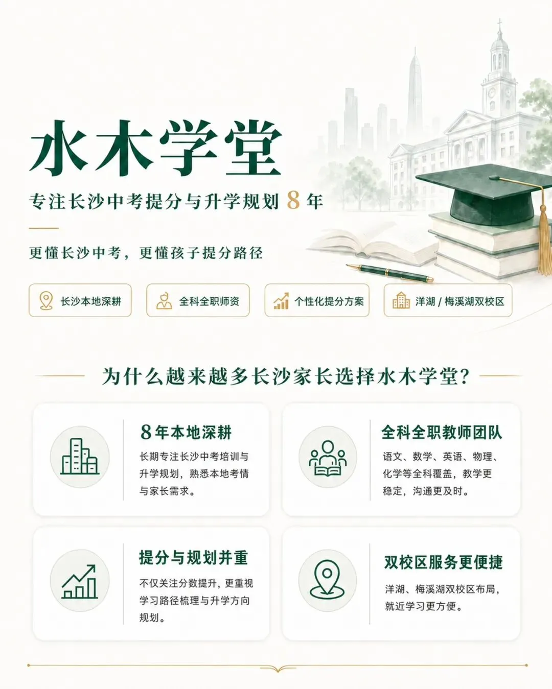 水木学堂丨专注长沙中考提分 8 年 第1张