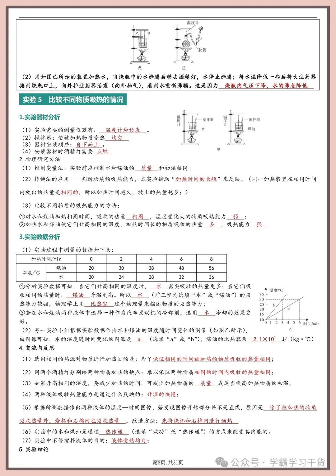 【物理实验】2026年新版中考物理实验总结 第8张