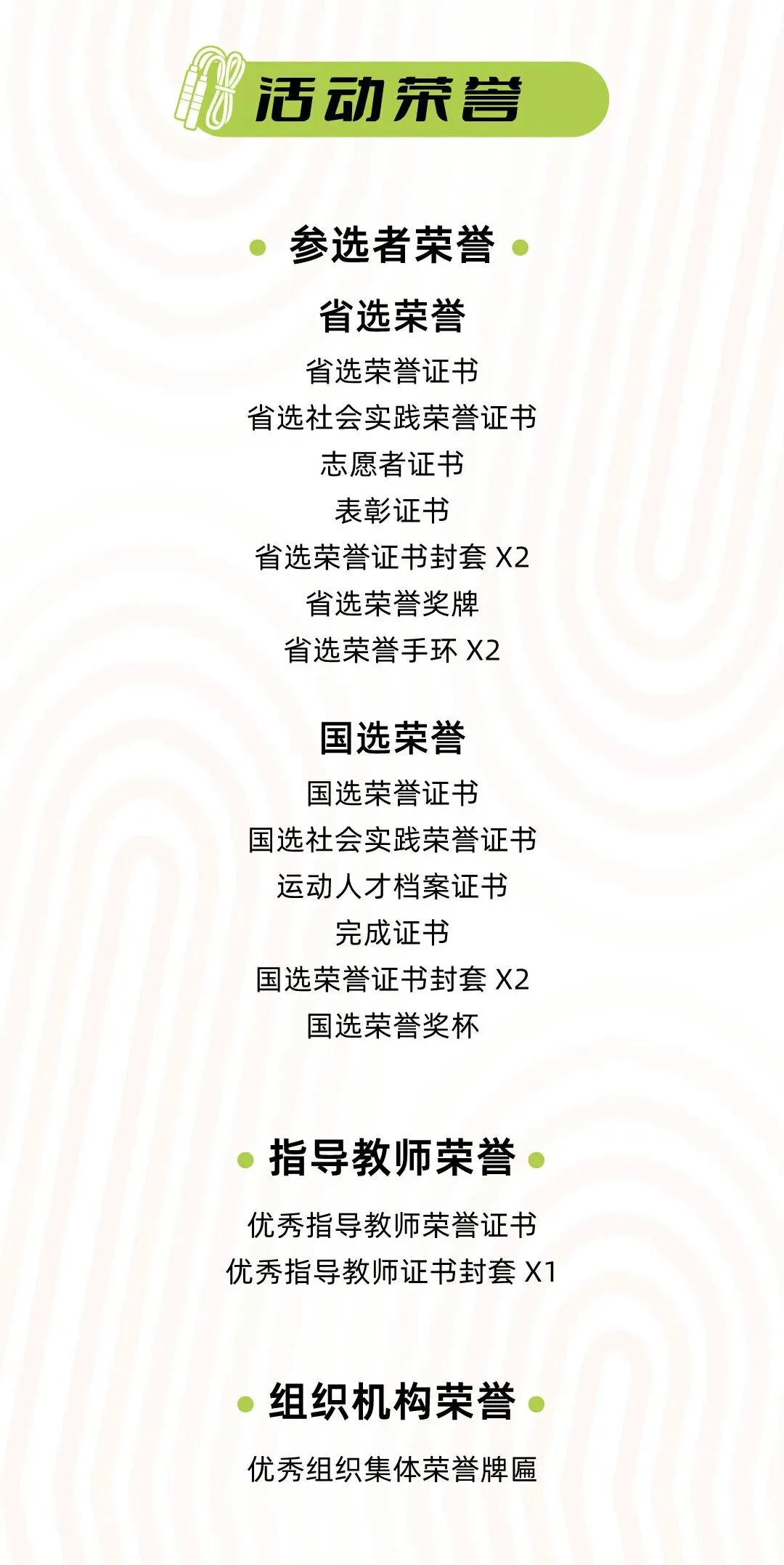 【中考体育测评】“跃动杯”全国跳绳线上赛报名启动|会跳绳就拿四个省级证书与奖牌 第7张