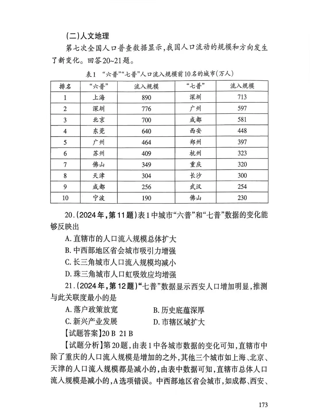 【高考真题12】2025天津高考地理真题官方解析 第13张