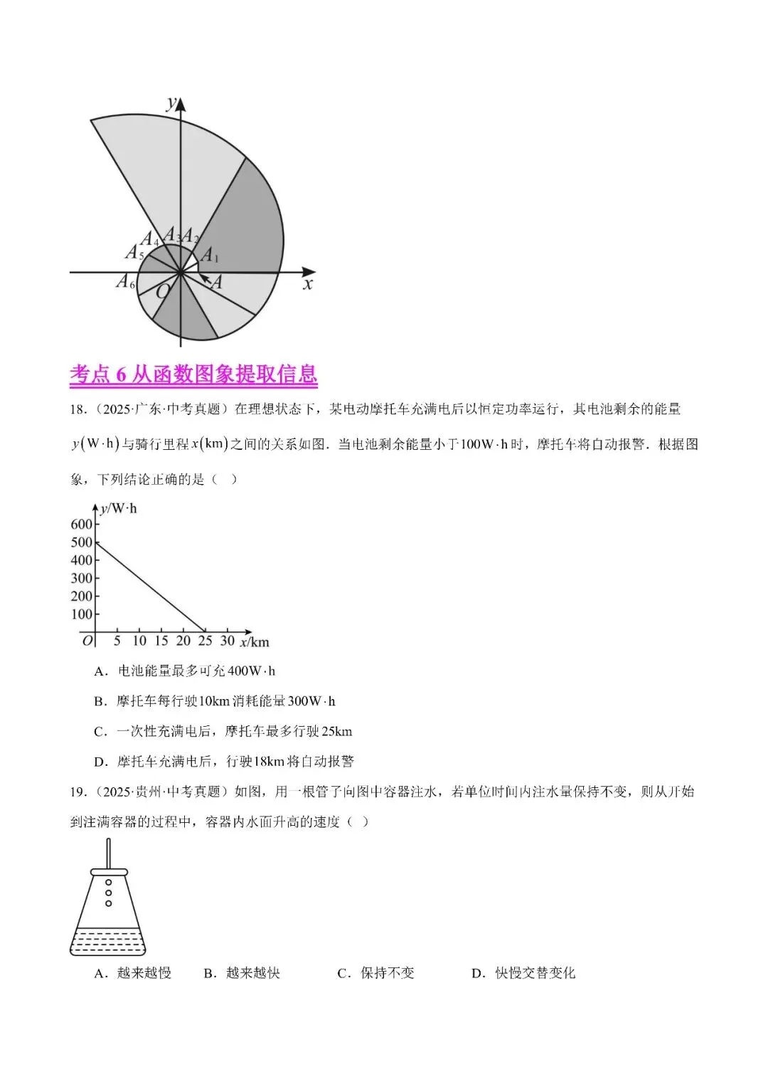 【2026年中考数学复习】——09平面直角坐标系和函数知识点+真题练习(免费下载) 第40张