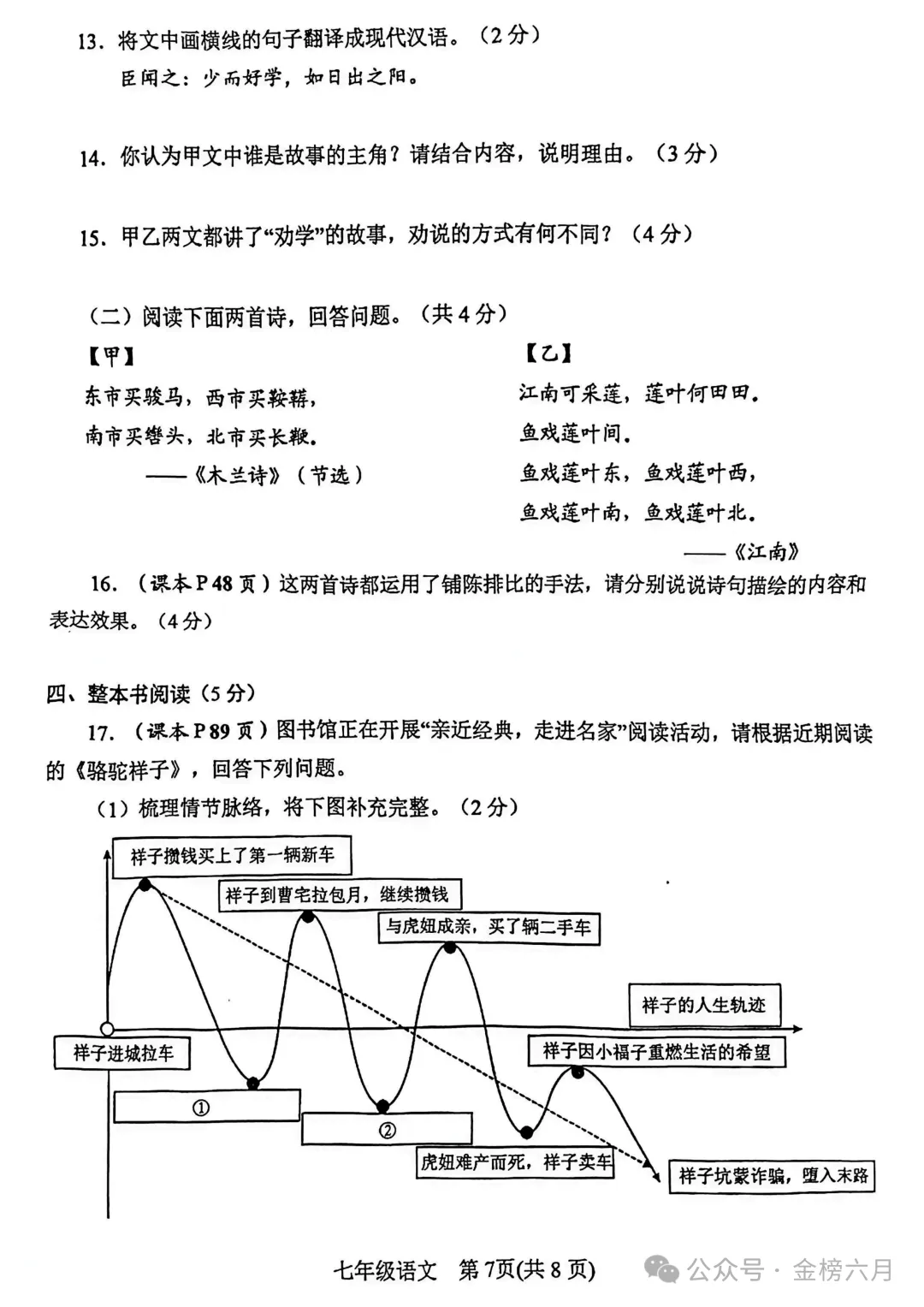2026.4南阳市七八年级下学期期中试卷含答案(可下载) 第22张