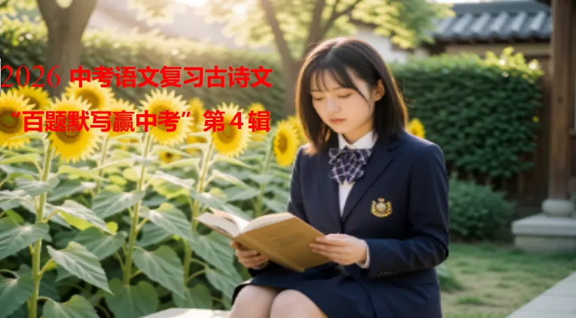 2026中考语文复习古诗文“百题默写赢中考”第4辑 第2张