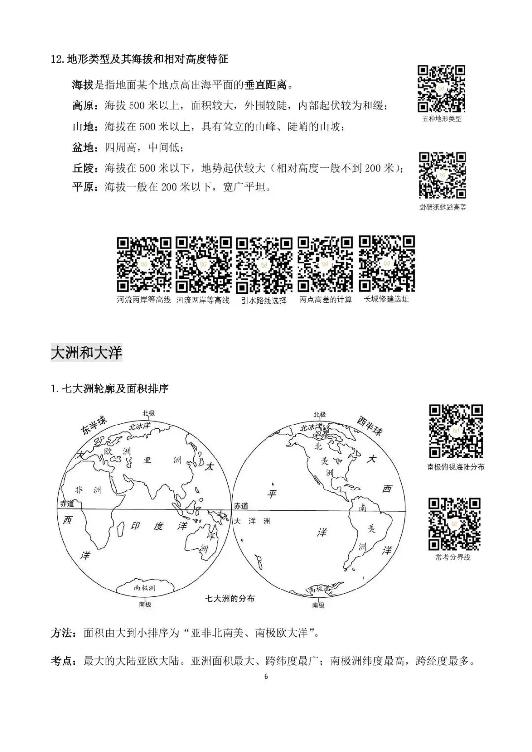 地理中考简答题综合题学霸手册,提分效果显著 第14张