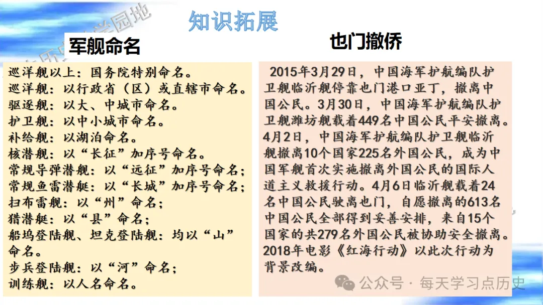 中考复习课件:中国现代史--国防建设和外交成就专题 第16张