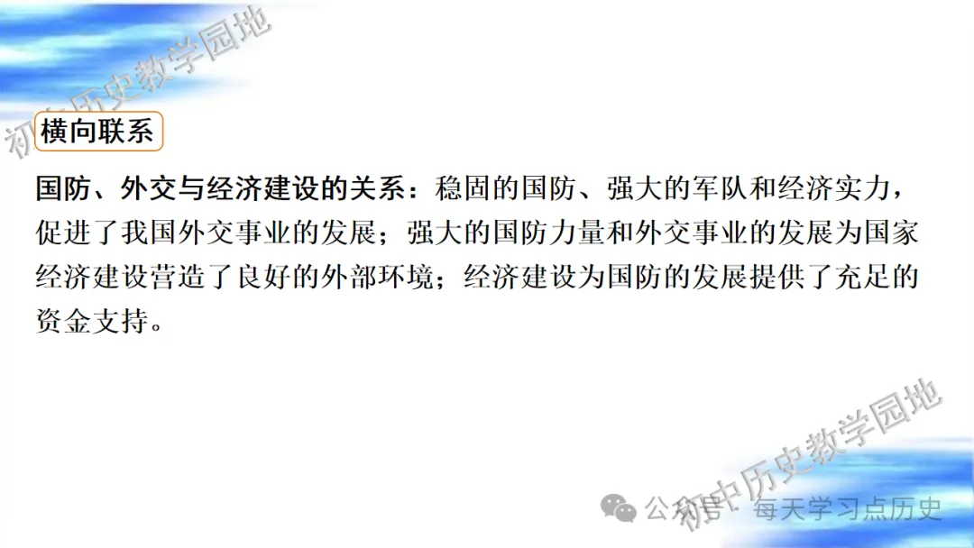 中考复习课件:中国现代史--国防建设和外交成就专题 第29张