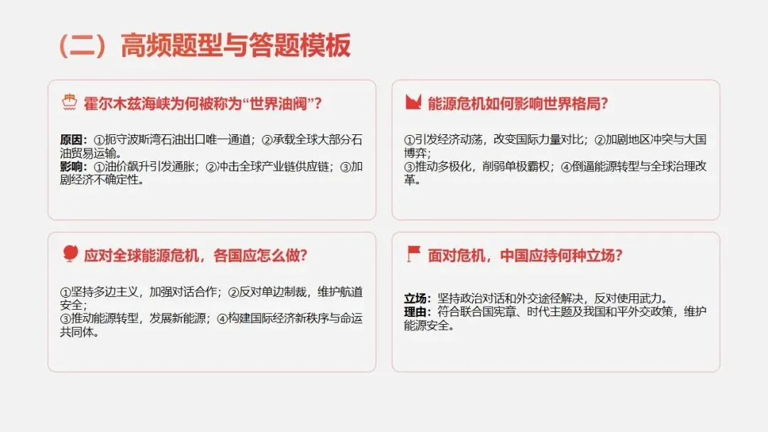 中考冲刺|霍尔木兹海峡危机透视 —— 从能源博弈看全球格局的变迁 第17张
