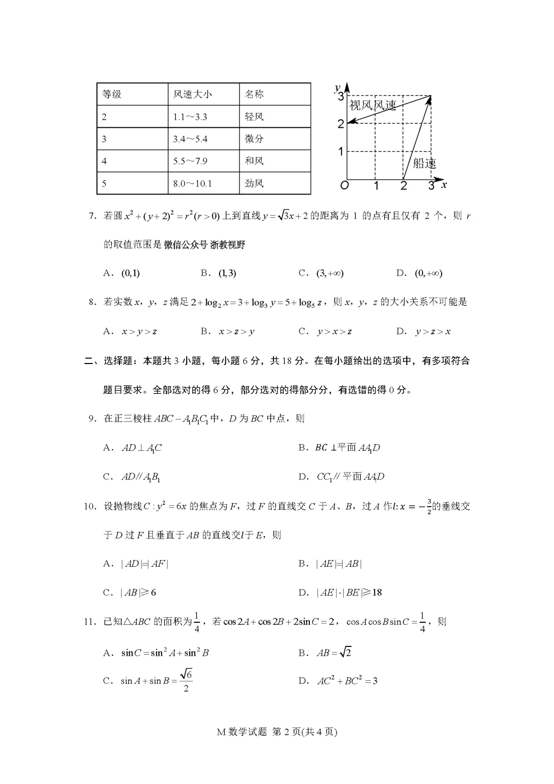 河北高考2025年真题试卷及答案解析(PDF版分享)河北省高考卷子全科目附答案解析 第3张