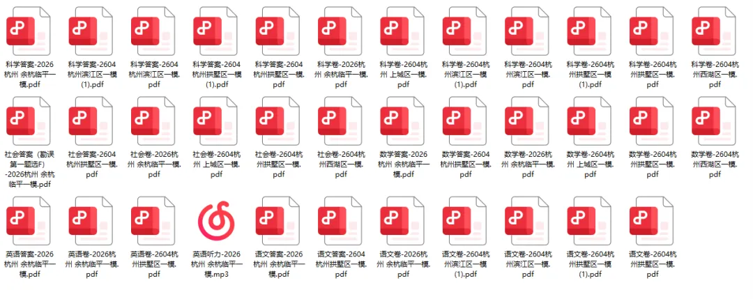 中考一模各学校的最高分统计及一模重高线 第4张