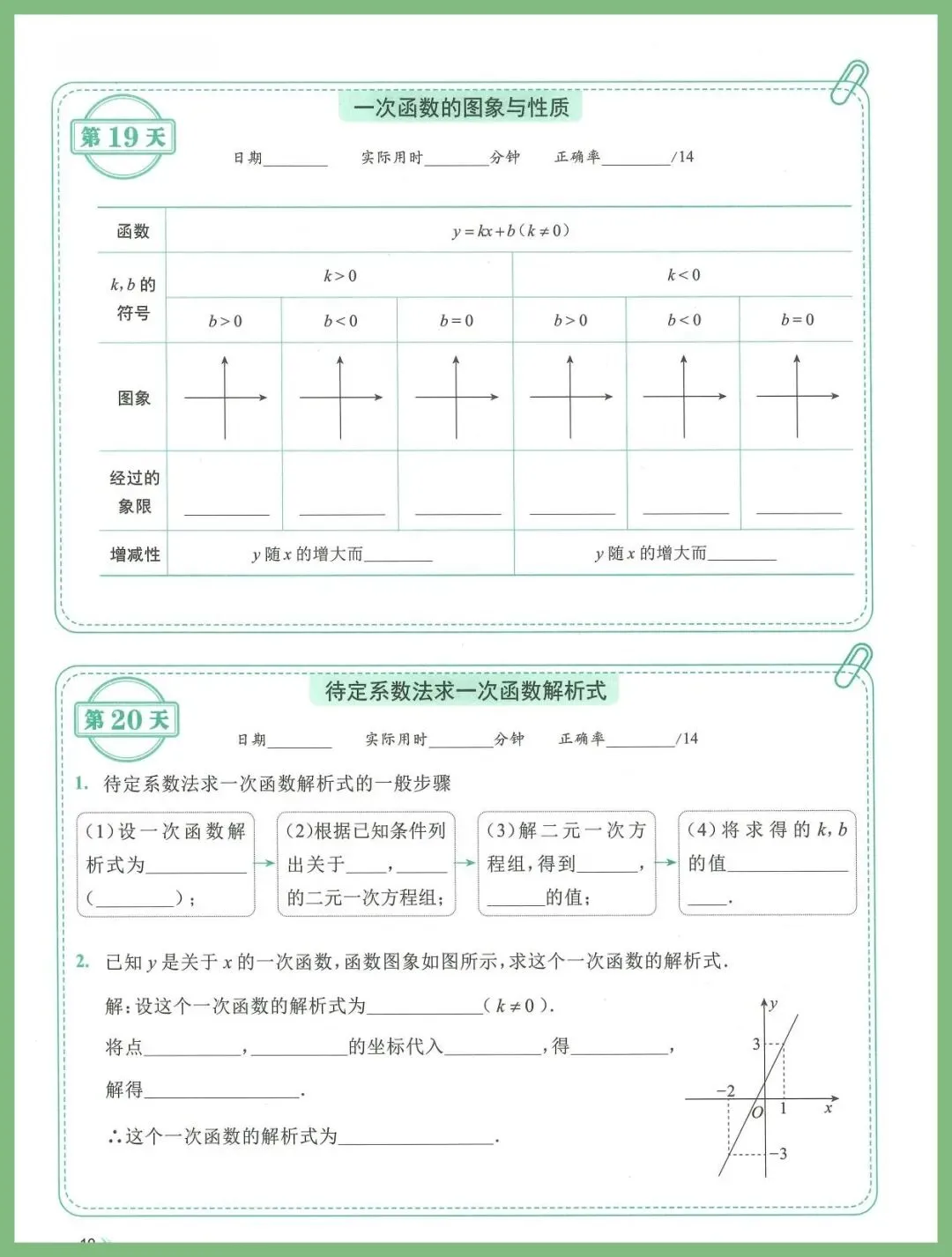 数学丨26年中考数学考点与公式每日一练 第5张