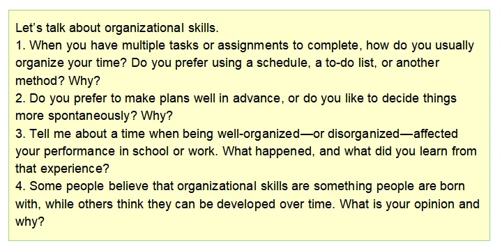 Interview最新真题太难?4道organizational skills题,答题思路抢先看! 第1张