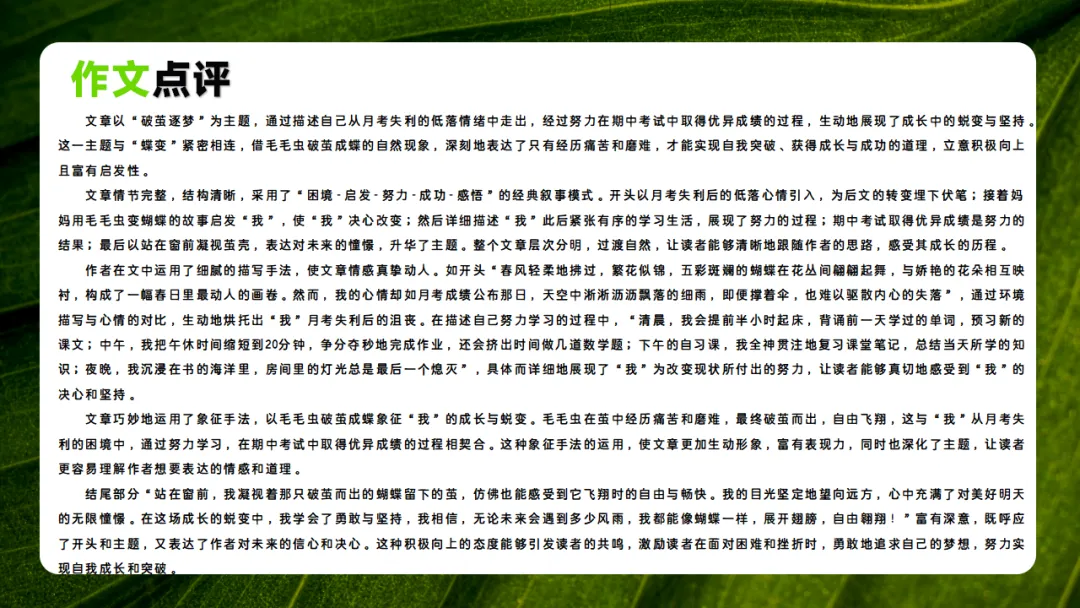 2026中考语文作文热门专题预测:成长认知类 ppt 第20张