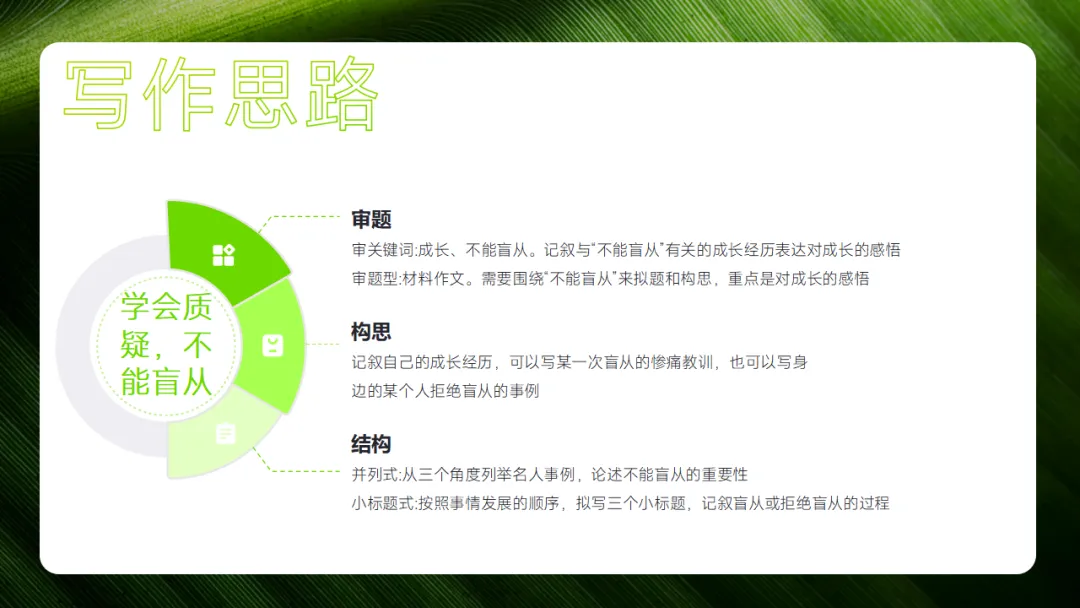 2026中考语文作文热门专题预测:成长认知类 ppt 第28张