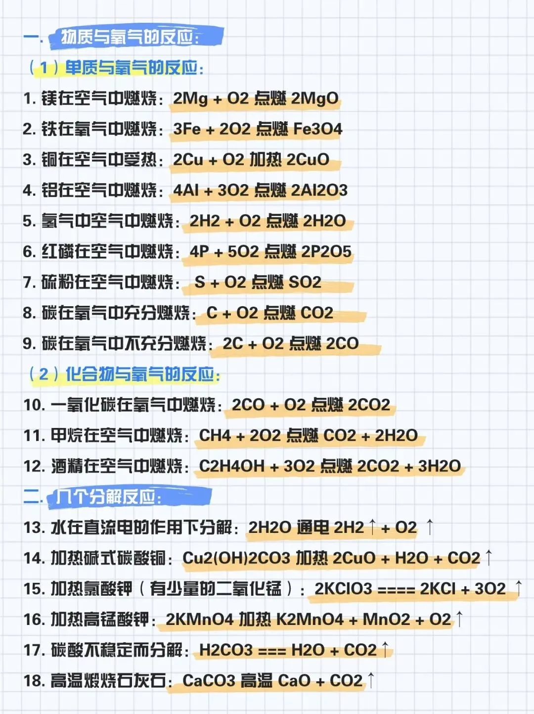 超全中考化学公式!收藏! 第2张