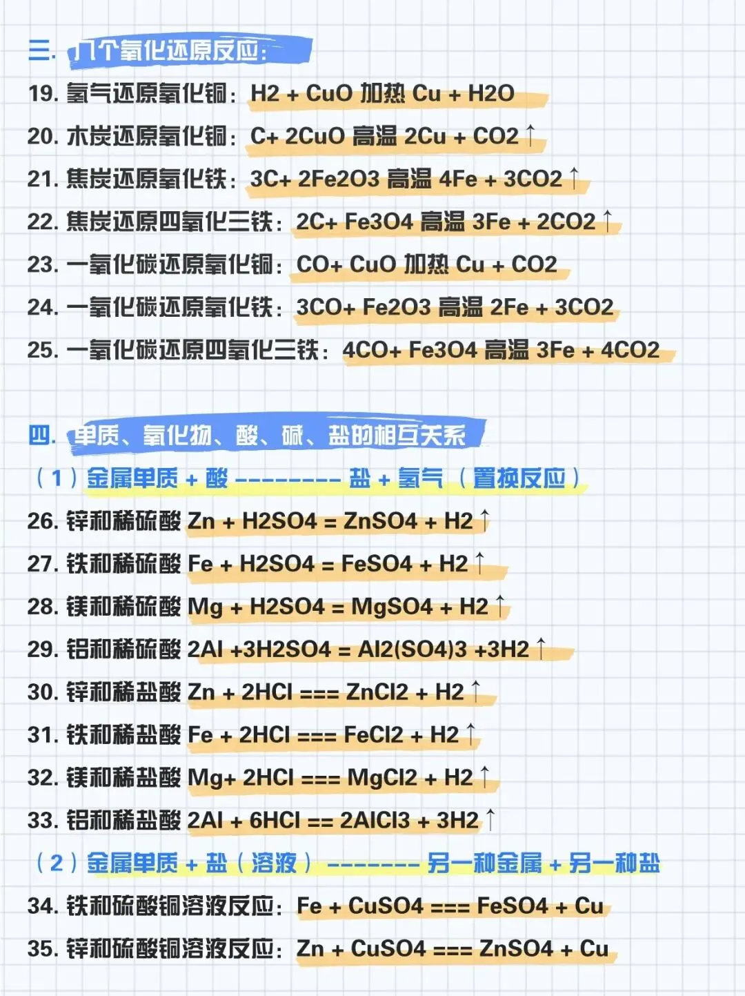 超全中考化学公式!收藏! 第3张