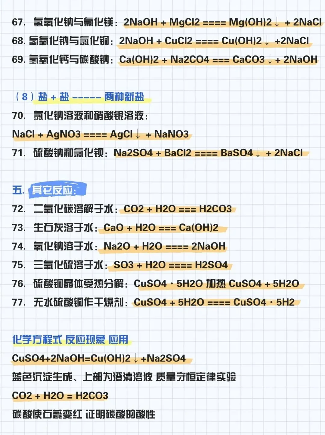 超全中考化学公式!收藏! 第6张