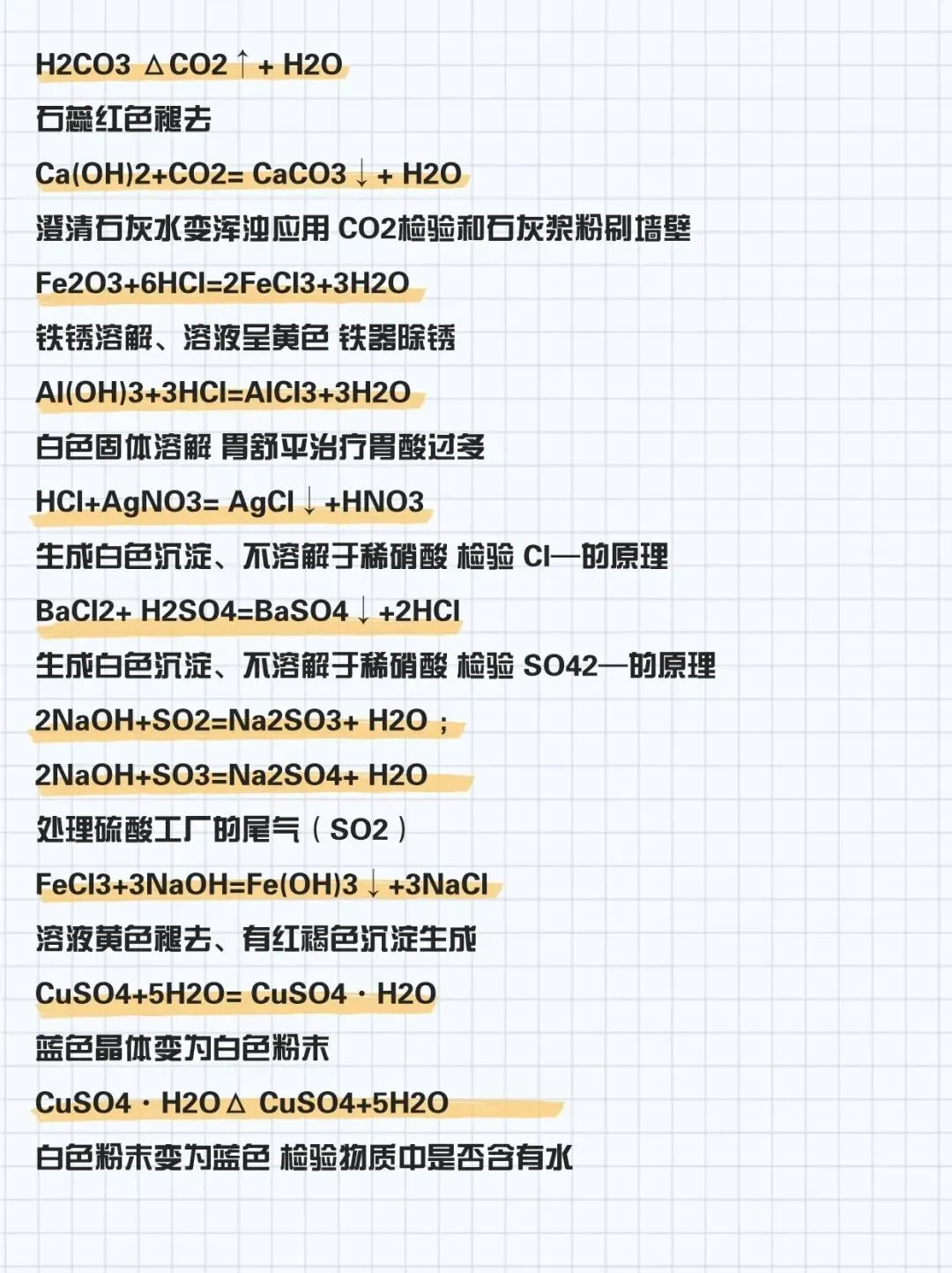 超全中考化学公式!收藏! 第7张