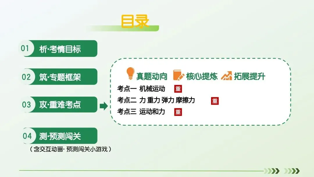 中考物理|运动和力核心考点全梳理!二轮复习直接封神 第2张