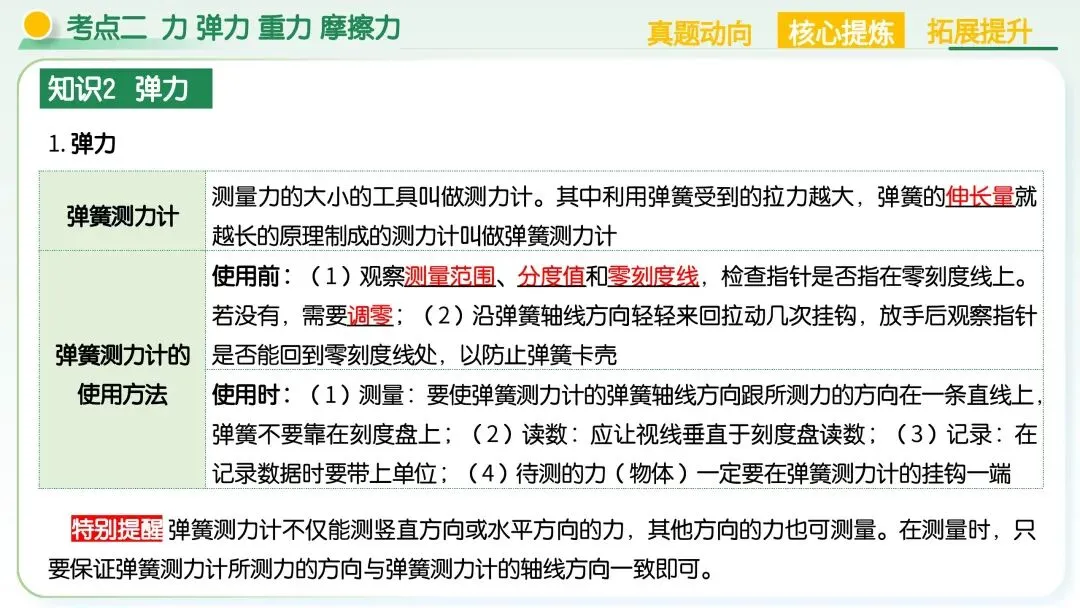 中考物理|运动和力核心考点全梳理!二轮复习直接封神 第33张