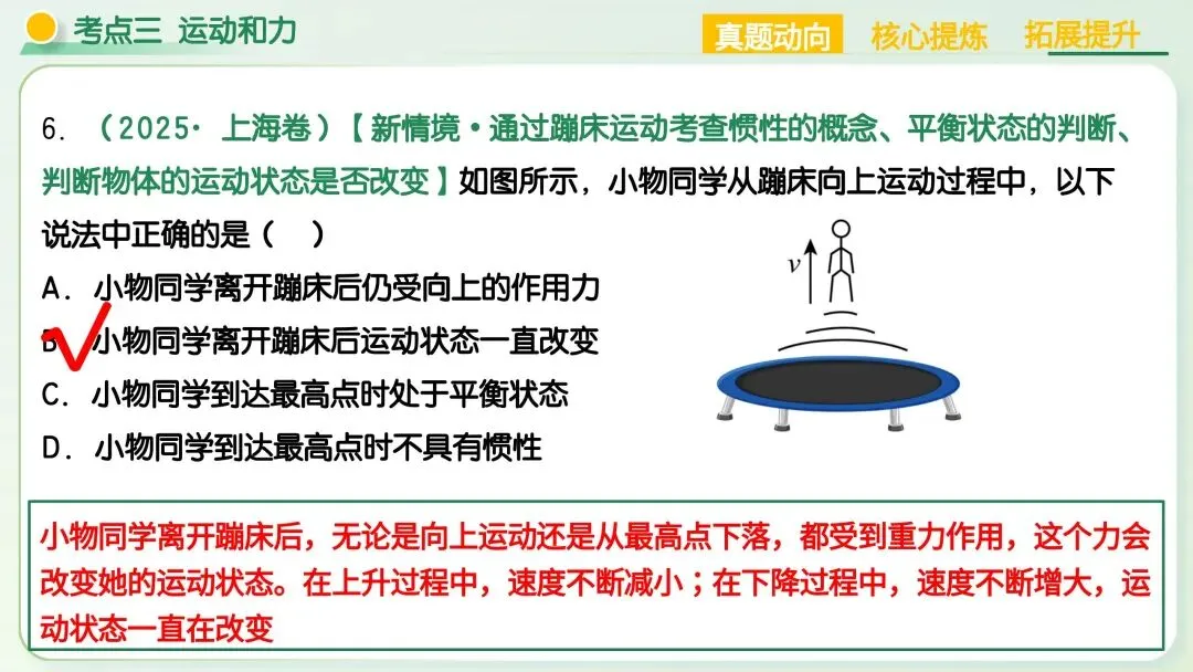 中考物理|运动和力核心考点全梳理!二轮复习直接封神 第46张