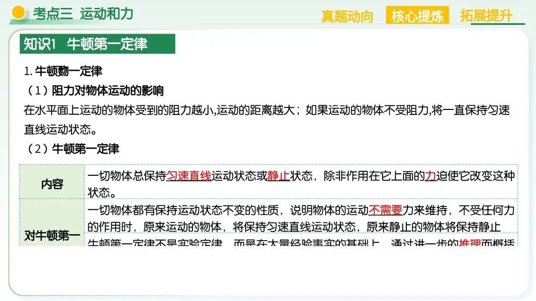中考物理|运动和力核心考点全梳理!二轮复习直接封神 第48张