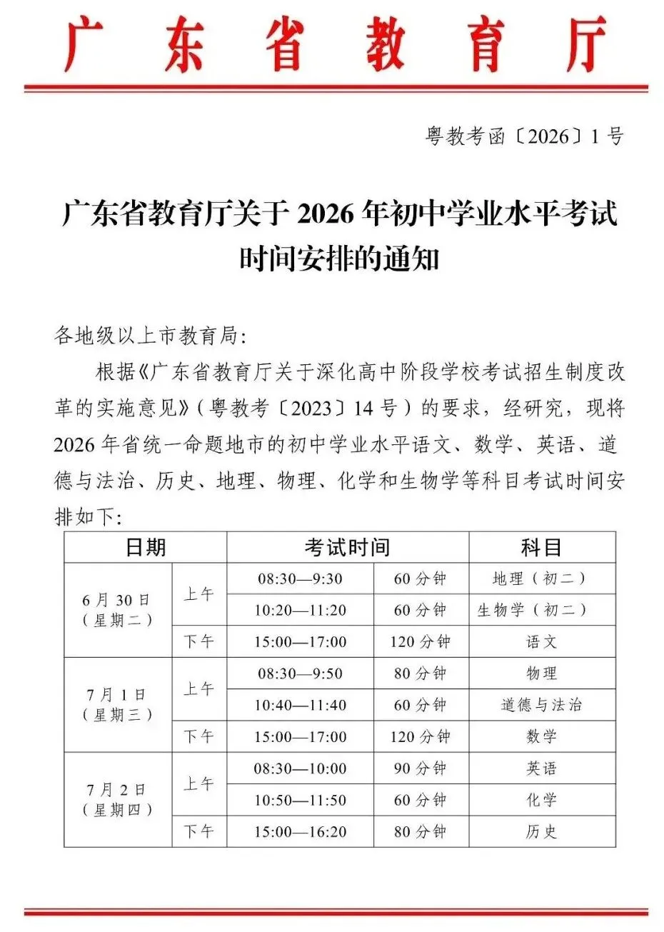 佛山中考740分,你的每一分从哪来?近五年佛山中考真题试卷&答案解析→ 第1张