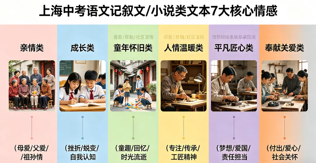 上海中考|一文解读上海中考语文现代文主旨及结构范式 第6张
