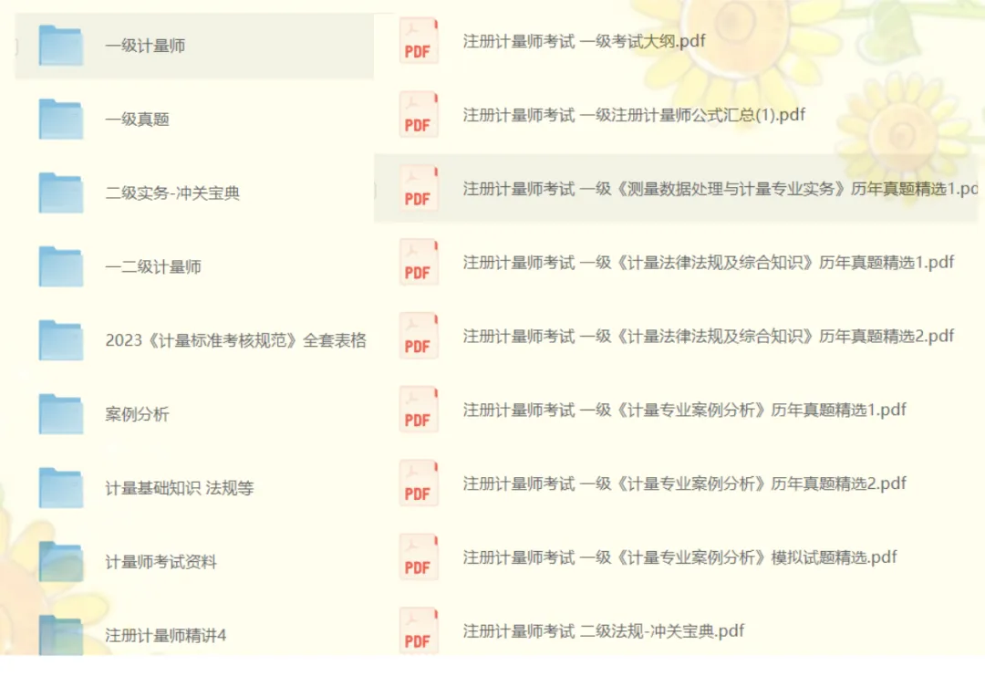 【注册计量师】最新整理-注册计量师考试备考资料 | 一二级备考(真题+宝典+案例+精讲),卷和历年真题汇总 免费分享! 可直接保存 第1张