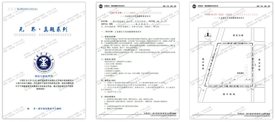 【无界首发——状元真题解绘 · 陆伍】中国矿业大学(北)2026年城市规划考研快题解析 第6张