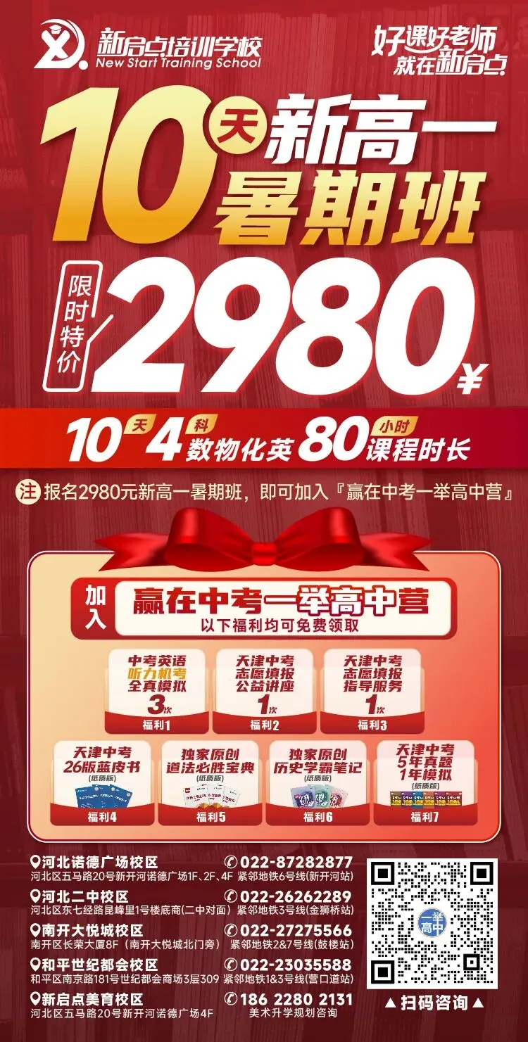 独家解析丨2026初三【英语】一模试卷(红桥区) 第22张
